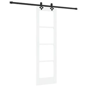 vidaXL &Sigma;&upsilon;&rho;ό&mu;&epsilon;&nu;&eta; &Pi;ό&rho;&tau;&alpha; ORKDAL 61 x 198,5 &epsilon;&kappa;. &Lambda;&epsilon;&upsilon;&kappa;ό &kappa;&alpha;&iota; &Mu;&alpha;ύ&rho;&omicron;