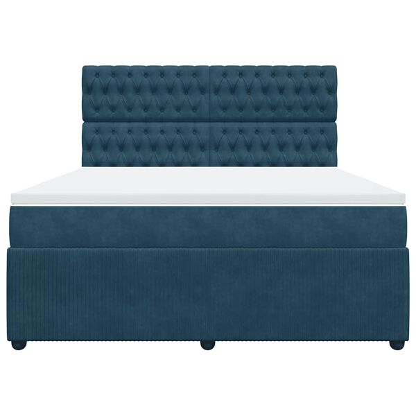 vidaXL &Kappa;&rho;&epsilon;&beta;ά&tau;&iota; Boxspring &mu;&epsilon; &Sigma;&tau;&rho;ώ&mu;&alpha; &Sigma;&kappa;&omicron;ύ&rho;&omicron; &Mu;&pi;&lambda;&epsilon; 180x200 &epsilon;&kappa;. &Beta;&epsilon;&lambda;&omicron;ύ&delta;&iota;&nu;&omicron;