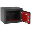 vidaXL Χρηματοκιβώτιο Σκοτεινό γκρίζο RAL7016 17 x 23 x 17 εκ. Ατσάλι