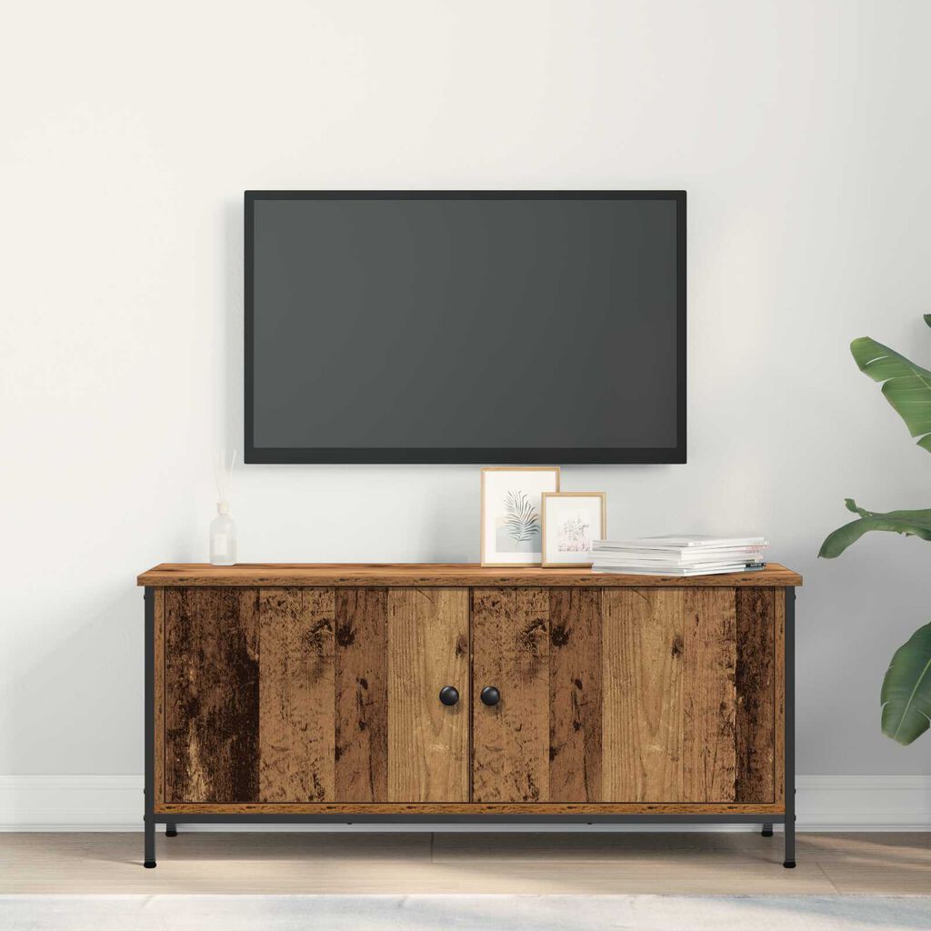 vidaXL Old Wood TV Unit Παλιά Ξυλεία Μοριοσανίδες 102 x 35 x 45 εκ