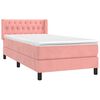 vidaXL &Kappa;&rho;&epsilon;&beta;ά&tau;&iota; Boxspring &mu;&epsilon; &Sigma;&tau;&rho;ώ&mu;&alpha; &Rho;&omicron;&zeta; 100x200 &epsilon;&kappa;. &Beta;&epsilon;&lambda;&omicron;ύ&delta;&iota;&nu;&omicron;