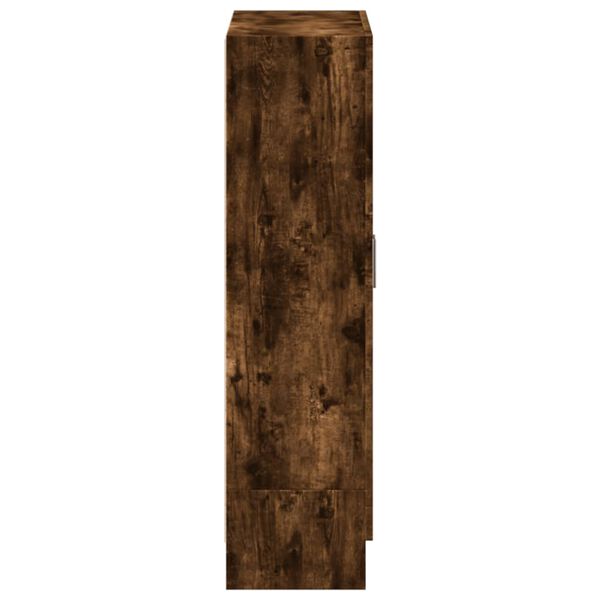 vidaXL Βιβλιοθήκη Καπνιστή Δρυς 82,5x30,5x115 εκ. Επεξεργασμένο Ξύλο