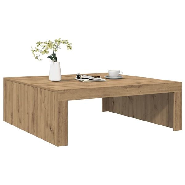 vidaXL Τραπεζάκι Σαλονιού Artisan Δρυς 100x100x35 εκ. Επεξ. Ξύλο