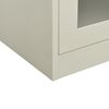 vidaXL Ντουλάπα Γραφείου 90 x 40 x 105 εκ. Ανοιχτό Γκρι Ατσάλινη