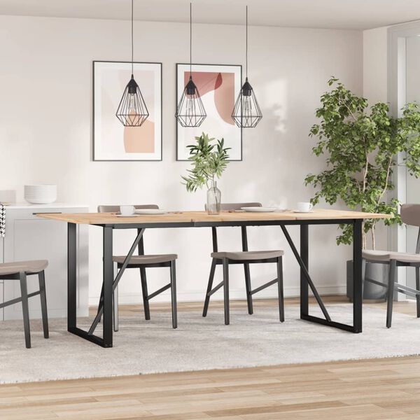 vidaXL &Pi;ό&delta;&iota;&alpha; &Tau;&rho;&alpha;&pi;&epsilon;&zeta;&alpha;&rho;ί&alpha;&sigmaf; &sigma;&epsilon; &Sigma;&chi;ή&mu;&alpha; &laquo;&Omicron;&raquo; 180x80x73 &epsilon;&kappa;. &Alpha;&tau;&sigma;ά&lambda;&iota;