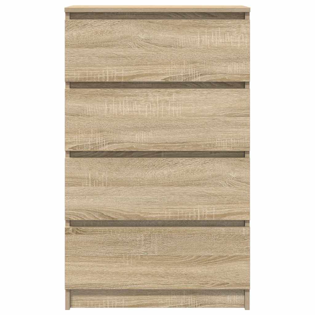 vidaXL Συρταριέρα Sonoma Δρυς 60 x 35 x 98,5 εκ. Επεξεργασμένο Ξύλο