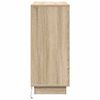 vidaXL Κομοδίνο με ράφι Δρύς Sonoma 90 x 32 x 75 εκ Επεξεργασμένο ξύλο