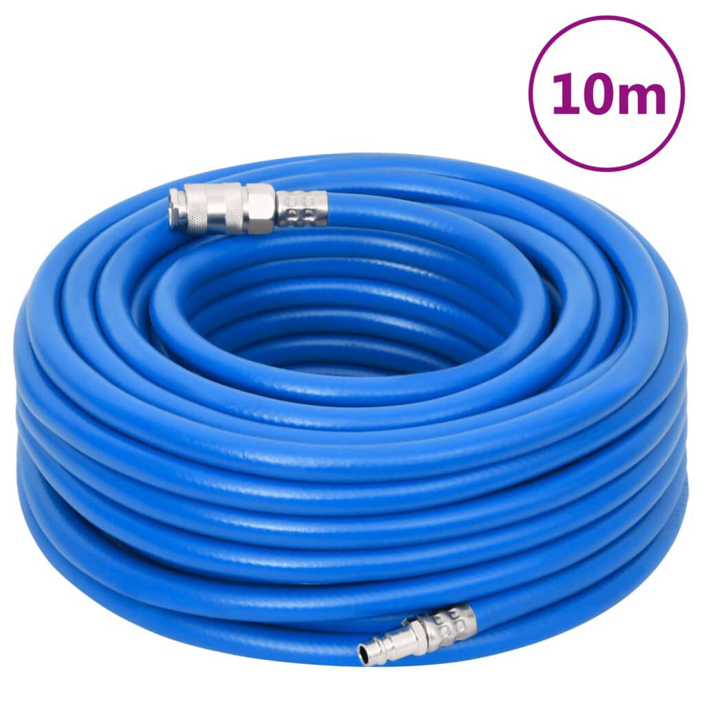 vidaXL Εύκαμπτος Σωλήνας Αέρα Μπλε 10 μ./0,7" από PVC