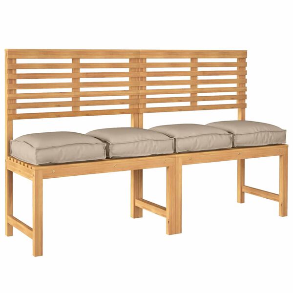 vidaXL Μαξιλάρι παλέτας για κάθισμα 4 pcs Taupe 40 x 40 x 8 εκ.