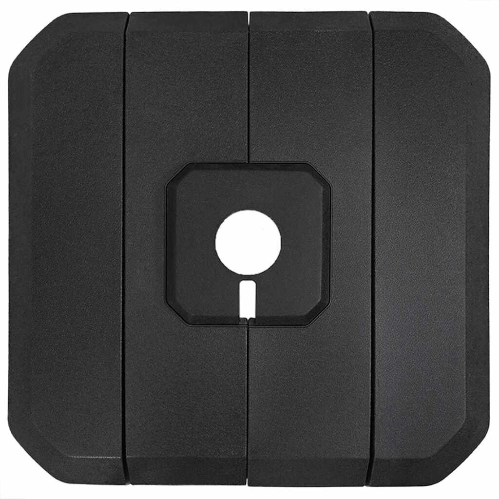vidaXL Σετ Βάσης Ανεμογεννήτριας 4 pcs Μαύρο 98 x 98 x 13 εκ. Πλαστικό