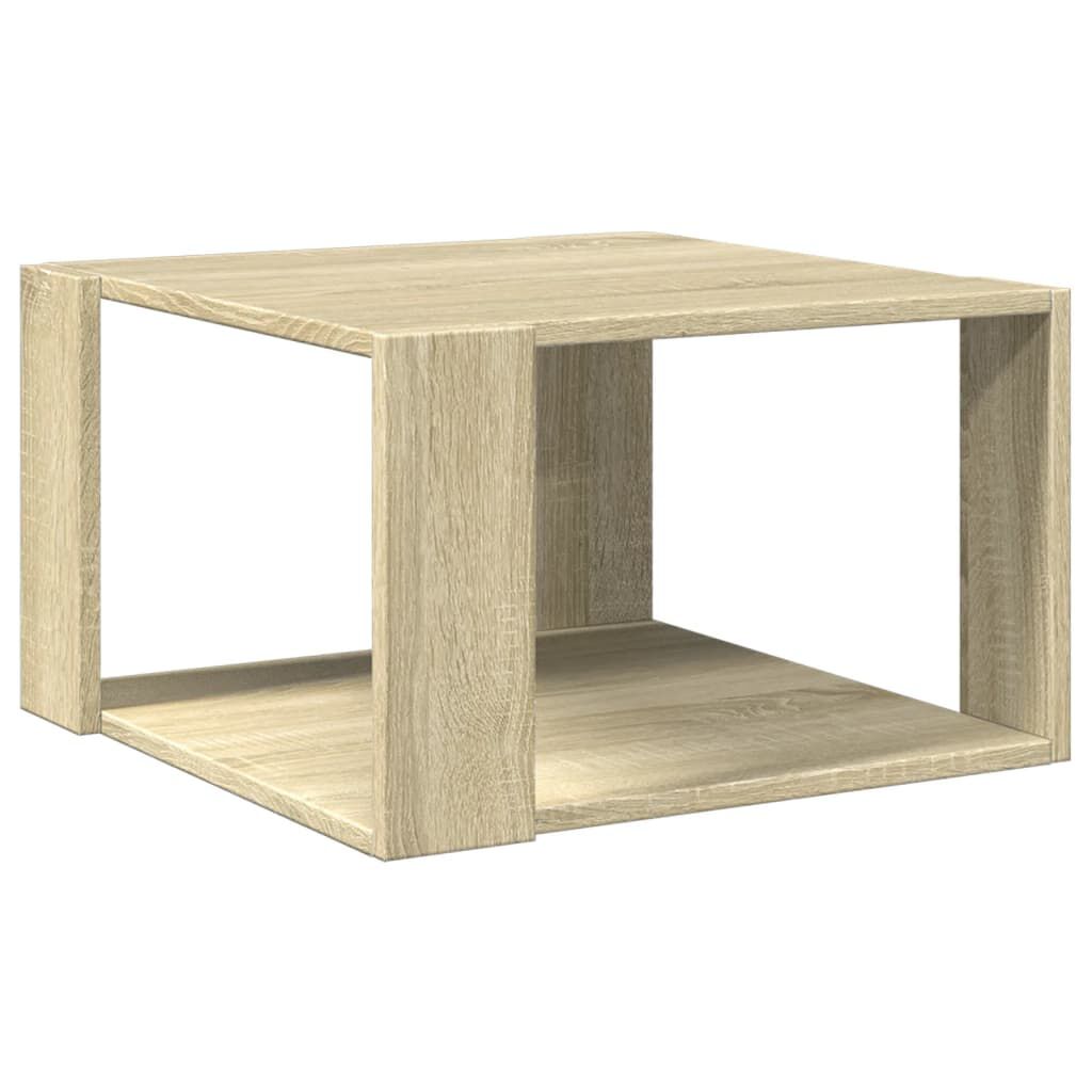 vidaXL Τραπεζάκι Σαλονιού Sonoma Δρυς 51,5x51,5x30 εκ. Επεξεργ. Ξύλο