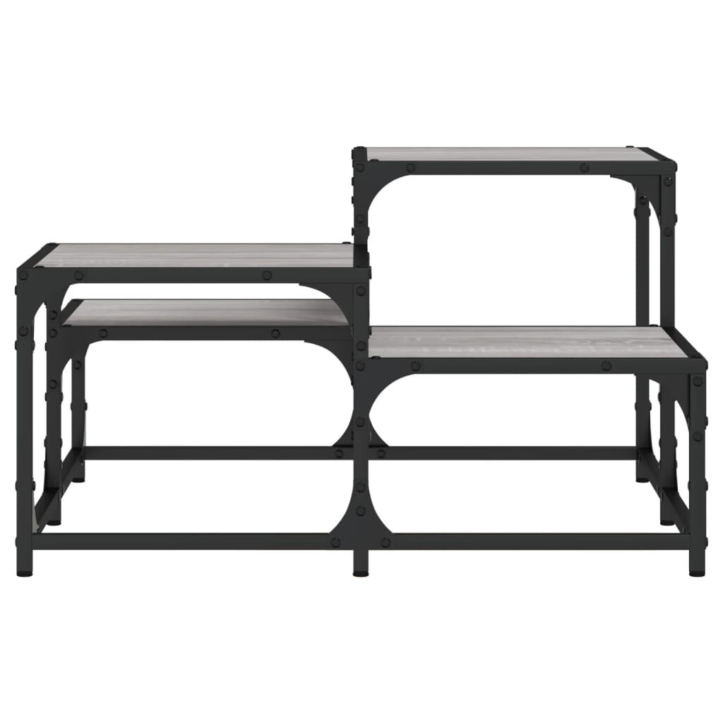 vidaXL Τραπεζάκι Σαλονιού Γκρι Sonoma 68 x 68 x 40 εκ. Επεξεργ. Ξύλο