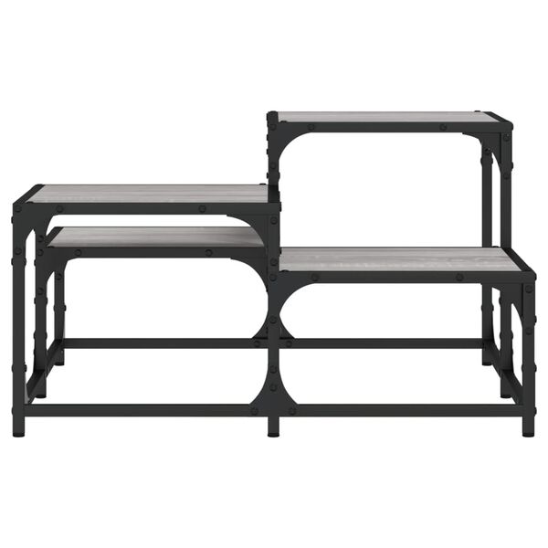 vidaXL Τραπεζάκι Σαλονιού Γκρι Sonoma 68 x 68 x 40 εκ. Επεξεργ. Ξύλο