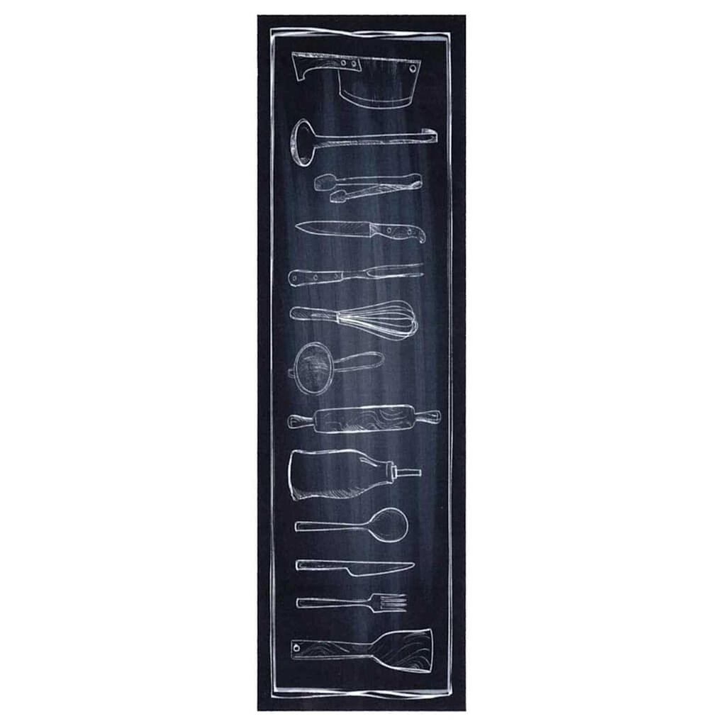 vidaXL Χαλί Κουζίνας Other Χώρος του Σεφ 45 x 150 cm Βελούδο