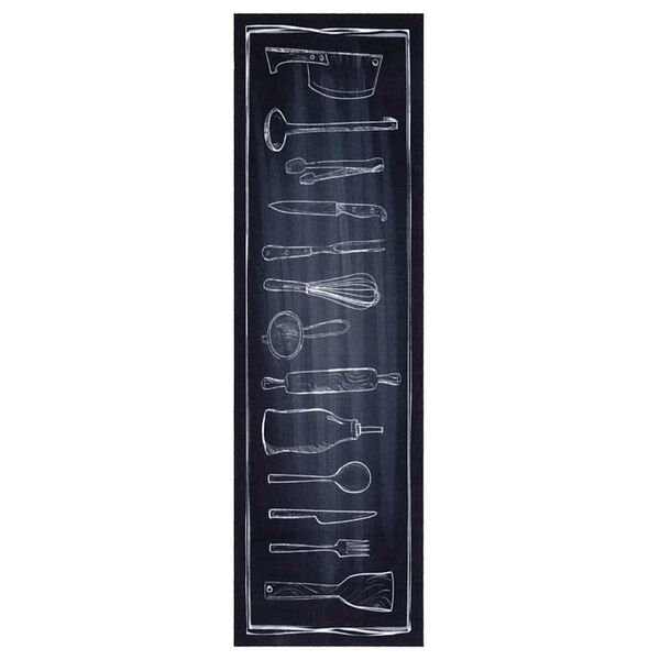 vidaXL Χαλί Κουζίνας Other Χώρος του Σεφ 45 x 150 cm Βελούδο