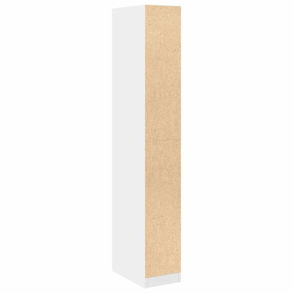 vidaXL Ντουλάπα Λευκή 30x50x200 εκ. από Επεξεργασμένο Ξύλο