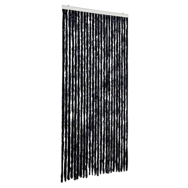 vidaXL Σήτα - Κουρτίνα Πόρτας Ανθρακί 100 x 220 εκ. από Σενίλ