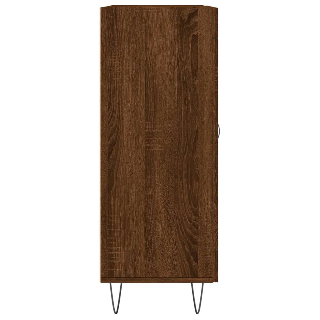 vidaXL Ντουλάπι Καφέ Δρυς 69,5 x 34 x 90 εκ. Επεξεργασμένο Ξύλο