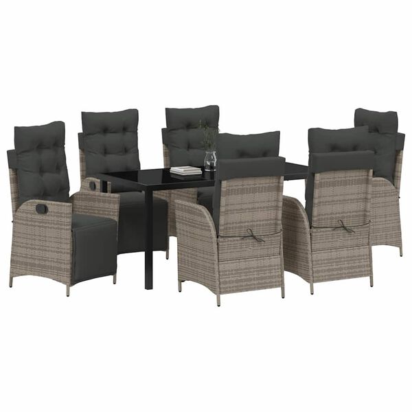 vidaXL &Sigma;έ&tau; &phi;&alpha;&gamma;&eta;&tau;&omicron;ύ &gamma;&iota;&alpha; &kappa;ή&pi;&omicron; &mu;&epsilon; &mu;&alpha;&xi;&iota;&lambda;ά&rho;&iota; 7 pcs &Gamma;&kappa;&rho;&iota; &sigma;&upsilon;&nu;&theta;&epsilon;&tau;&iota;&kappa;ό &rho;&alpha;&tau;ά&nu;