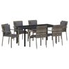 vidaXL &Sigma;έ&tau; &phi;&alpha;&gamma;&eta;&tau;&omicron;ύ &gamma;&iota;&alpha; &kappa;ή&pi;&omicron; &mu;&epsilon; &mu;&alpha;&xi;&iota;&lambda;ά&rho;&iota; 7 pcs &Gamma;&kappa;&rho;&iota; &sigma;&upsilon;&nu;&theta;&epsilon;&tau;&iota;&kappa;ό &rho;&alpha;&tau;ά&nu;