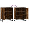vidaXL Sideboard Καπνιστή δρυς 62x35x76 cm Κατασκευασμένο ξύλο