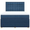 vidaXL &Kappa;&rho;&epsilon;&beta;ά&tau;&iota; Boxspring &mu;&epsilon; &Sigma;&tau;&rho;ώ&mu;&alpha; &Mu;&pi;&lambda;&epsilon; 140x190 &epsilon;&kappa;. &Upsilon;&phi;&alpha;&sigma;&mu;ά&tau;&iota;&nu;&omicron;