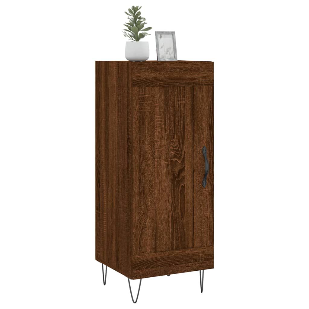 vidaXL Ντουλάπι Καφέ Δρυς 34,5 x 34 x 90 εκ. Επεξεργασμένο Ξύλο
