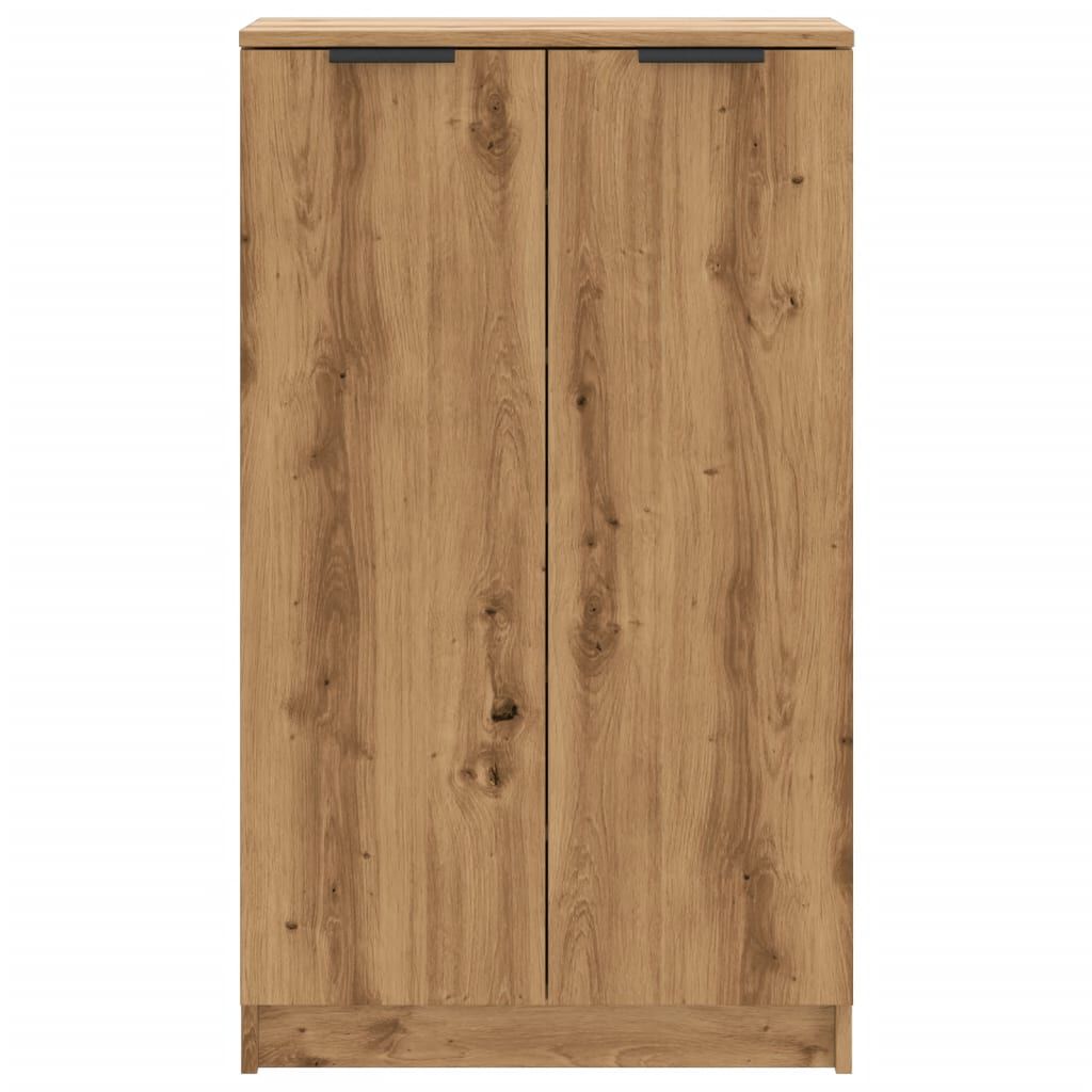 vidaXL Παπουτσοθήκη Αρτισιανή Δρυς 59x35x100,5 εκ. Επεξ. Ξύλο