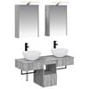 vidaXL &Sigma;&epsilon;&tau; &Nu;&tau;&omicron;&upsilon;&lambda;&alpha;&pi;&iota;ώ&nu; &Mu;&pi;ά&nu;&iota;&omicron;&upsilon; 5 pcs &Gamma;&kappa;&rho;&iota; Sonoma 43 x 16 x 62,5 &epsilon;&kappa;.
