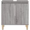 vidaXL Ντουλάπι Νιπτήρα Grey Sonoma 58 x 33 x 60 εκ. Επεξεργ. Ξύλο