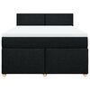 vidaXL &Kappa;&rho;&epsilon;&beta;ά&tau;&iota; Boxspring &mu;&epsilon; &Sigma;&tau;&rho;ώ&mu;&alpha; &Mu;&alpha;ύ&rho;&omicron; 140x190 &epsilon;&kappa;. &Upsilon;&phi;&alpha;&sigma;&mu;ά&tau;&iota;&nu;&omicron;