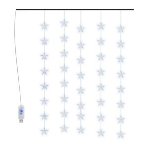 vidaXL &Kappa;&omicron;&upsilon;&rho;&tau;ί&nu;&alpha; LED &Phi;&omega;&tau;ά&kappa;&iota;&alpha; 200 LED &Psi;&upsilon;&chi;&rho;ό &Lambda;&epsilon;&upsilon;&kappa;ό &mu;&epsilon; 8 &Lambda;&epsilon;&iota;&tau;&omicron;&upsilon;&rho;&gamma;ί&epsilon;&sigmaf;
