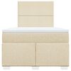 vidaXL &Kappa;&rho;&epsilon;&beta;ά&tau;&iota; Boxspring &mu;&epsilon; &Sigma;&tau;&rho;ώ&mu;&alpha; &Kappa;&rho;&epsilon;&mu; 120x190 &epsilon;&kappa;. &Upsilon;&phi;&alpha;&sigma;&mu;ά&tau;&iota;&nu;&omicron;