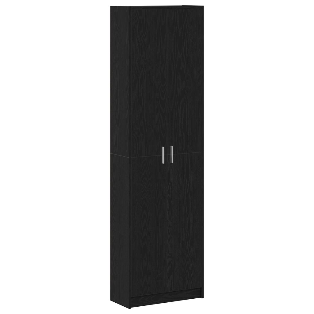vidaXL Ντουλάπα Μαύρης Βελανιδιάς 55x25x189 cm Επεξεργασμένου Ξύλου