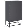 vidaXL Ντουλάπι Ανθρακί 68x39x111,5 εκ. από Χάλυβα