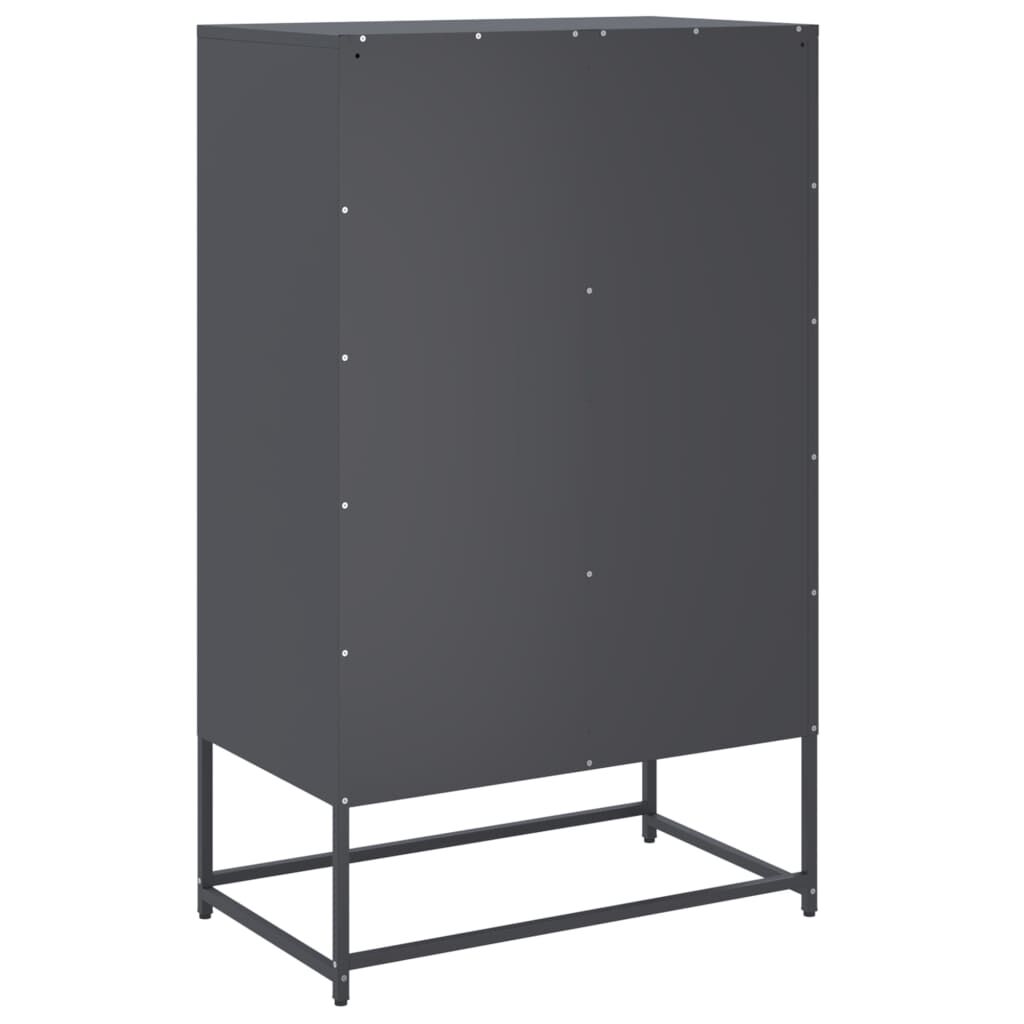 vidaXL Ντουλάπι Ανθρακί 68x39x111,5 εκ. από Χάλυβα