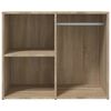 vidaXL Ντουλάπι Γυαλιστερό Sonoma Δρυς 80x40x65εκ.Επεξεργασμένο Ξύλο