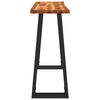 vidaXL Τραπέζι Κονσόλα με Live Edge 110x35x80 εκ. Μασίφ Ξύλο Ακακίας