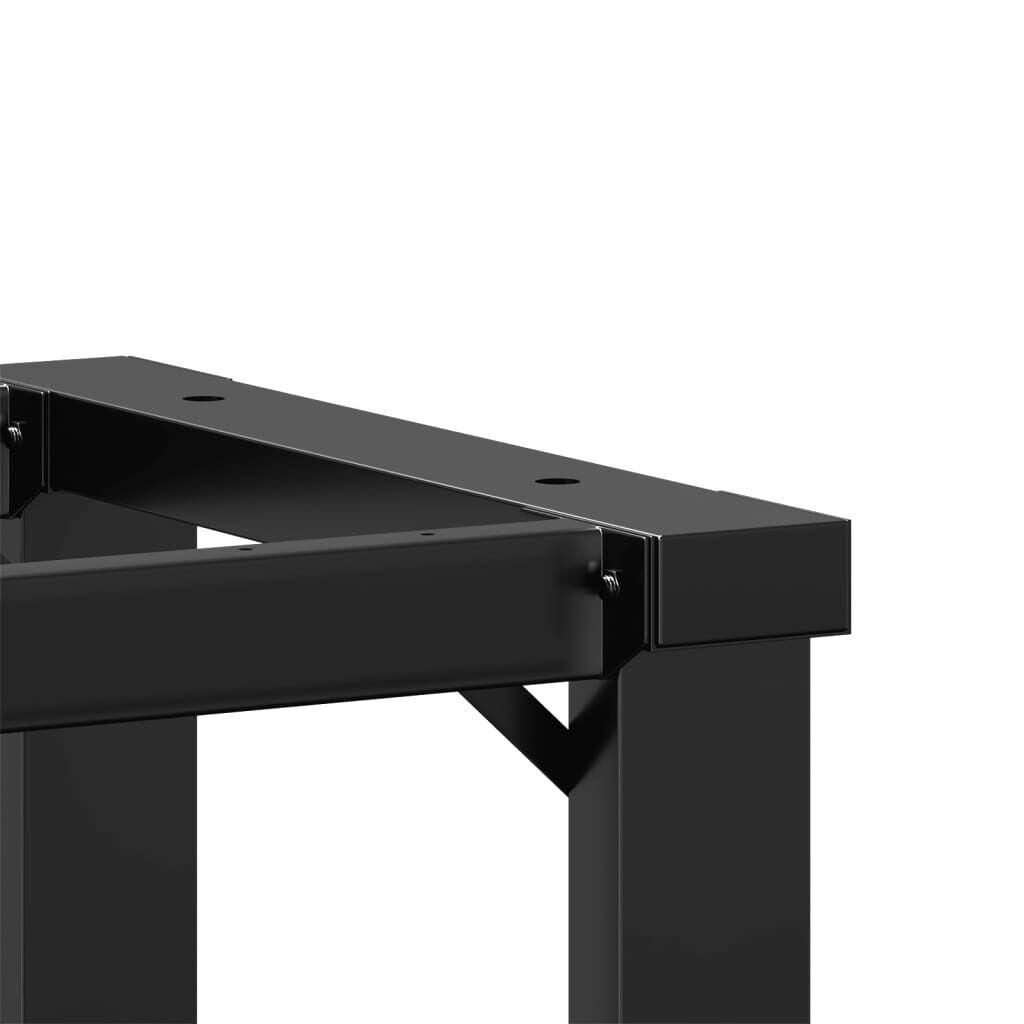 vidaXL Πόδια Τραπεζαρίας σε Σχήμα «Ο» 40x40x73 εκ. Ατσάλι