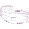 vidaXL &Kappa;&rho;&epsilon;&beta;ά&tau;&iota; Boxspring &mu;&epsilon; &Sigma;&tau;&rho;ώ&mu;&alpha; &Sigma;&kappa;&omicron;ύ&rho;&omicron; &Pi;&rho;ά&sigma;&iota;&nu;&omicron; 80x200 &epsilon;&kappa;. &Beta;&epsilon;&lambda;&omicron;ύ&delta;&iota;&nu;&omicron;
