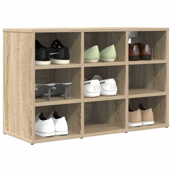 vidaXL Ντουλάπα Παπουτσιών με ράφι Sonoma Δρυς 77.5 x 30 x 51 εκ.