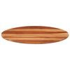 vidaXL Επιφάνεια Τραπεζιού Στρογγυλή 15-16 χιλ. 80 εκ. Ξύλο Ακακίας