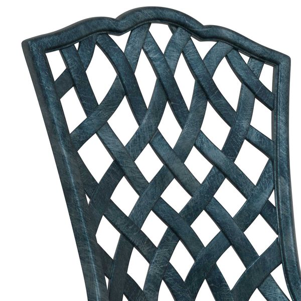vidaXL Καρέκλα Κήπου 2 pcs Πράσινο 55 x 56.5 x 91εκ Αλουμίνιο
