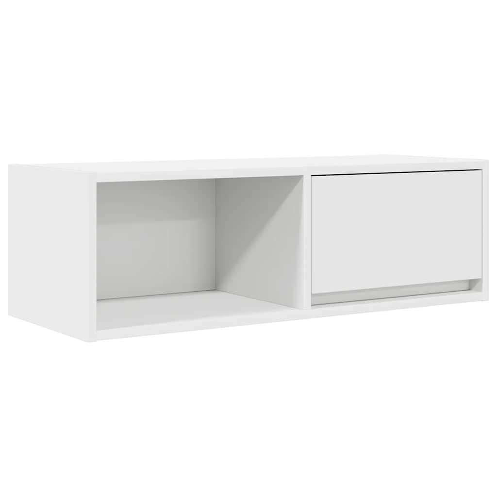 vidaXL Έπιπλο Τηλεόρασης Λευκό 80x31x25,5 εκ. Επεξεργασμένο Ξύλο
