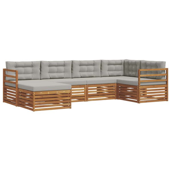 vidaXL &Sigma;&epsilon;&iota;&rho;ά &Kappa;&alpha;&nu;&alpha;&pi;έ &Epsilon;&xi;&omega;&tau;&epsilon;&rho;&iota;&kappa;&omicron;ύ 6 pcs &Phi;&upsilon;&sigma;&iota;&kappa;ό &kappa;&alpha;&iota; &Alpha;&nu;&omicron;&iota;&chi;&tau;ό &Gamma;&kappa;&rho;&iota;