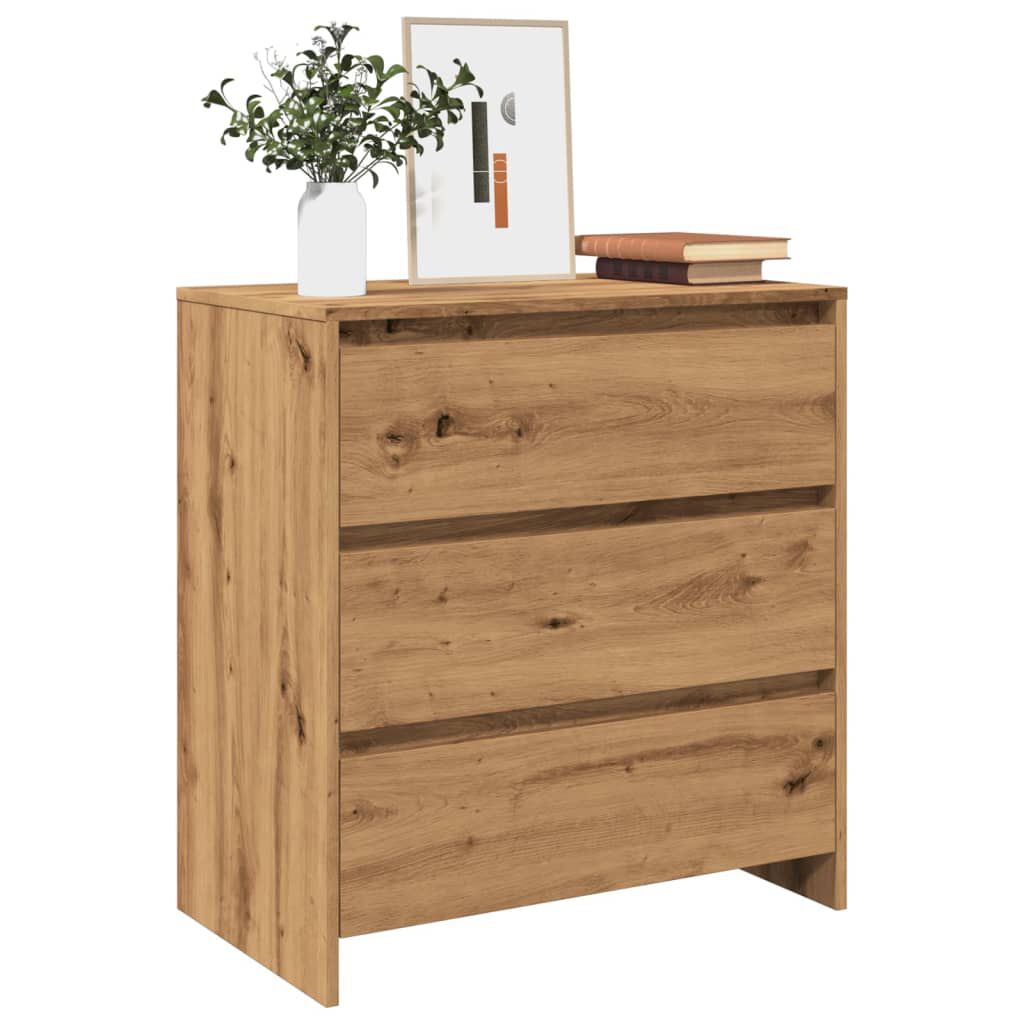 vidaXL Μπουφές Artisan Δρυς 70x41x75 εκ. από Επεξεργασμένο Ξύλο