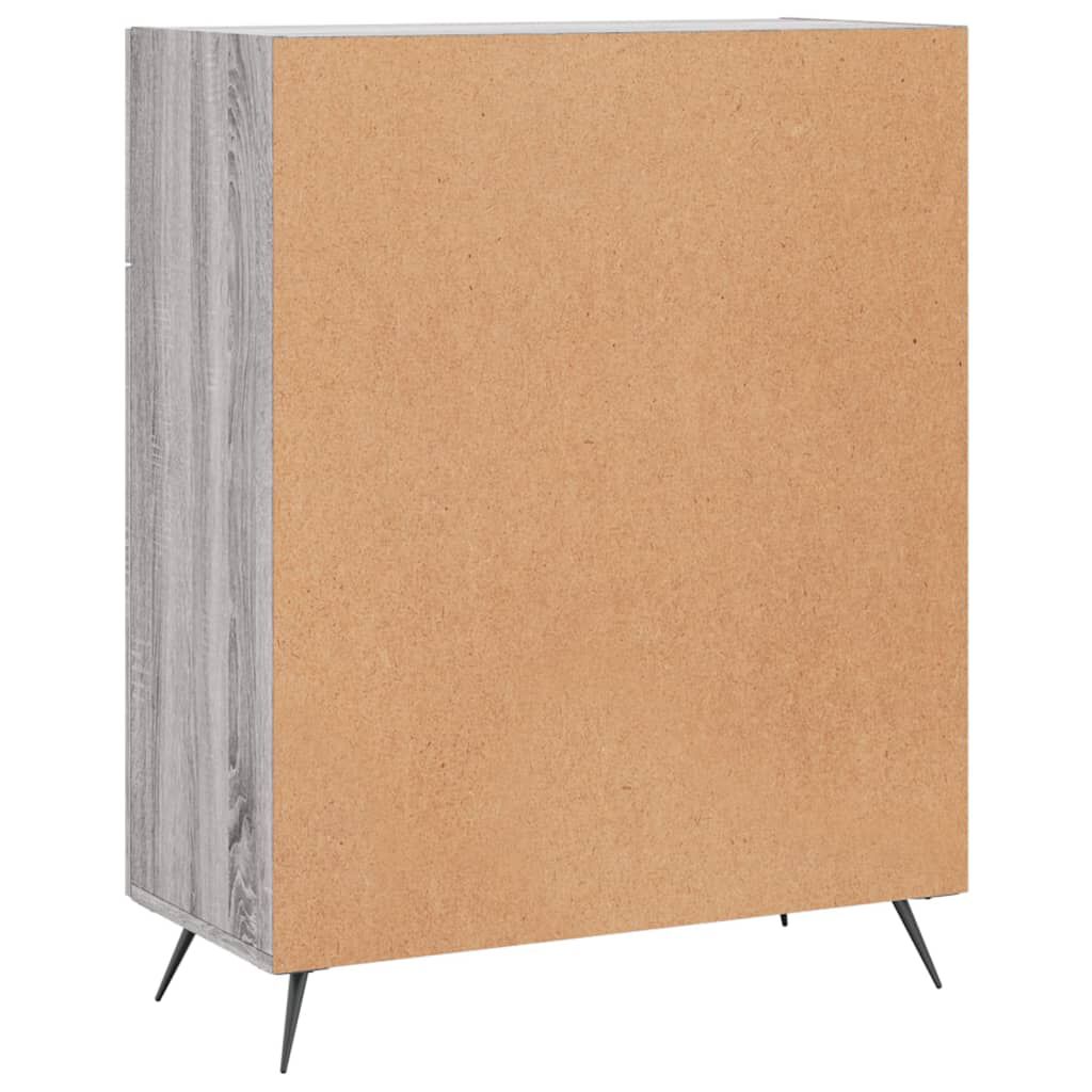 vidaXL Ντουλάπι Γκρι Sonoma 69,5 x 34 x 90 εκ. από Επεξεργασμένο Ξύλο