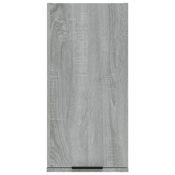 vidaXL Ντουλάπι Μπάνιου Επιτοίχιο Γκρι sonoma 32 x 20 x 67 εκ.