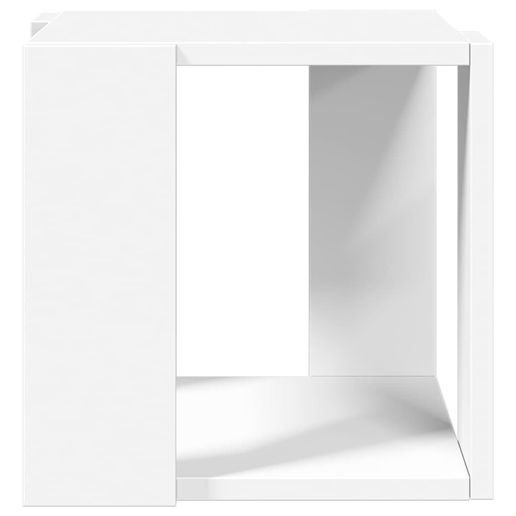 vidaXL Τραπεζάκι Σαλονιού Λευκό 32x32x30 εκ. από Επεξεργ. Ξύλο
