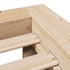 vidaXL Σκελετός Κρεβατιού Χωρίς Στρώμα 180x200 εκ Μασίφ Ξύλο Πεύκου